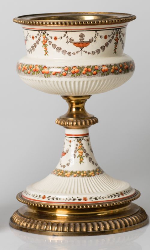 Copa de cerámica vidriada, S. XX
