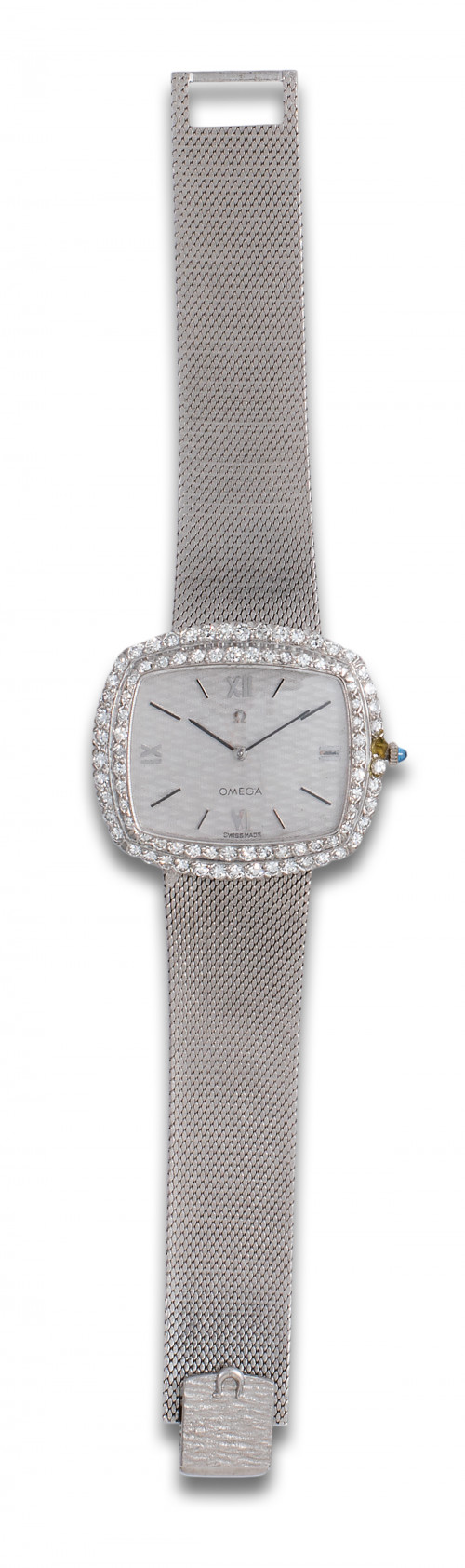 RELOJ DE PULSERA OMEGA DE ORO Y DIAMANTES