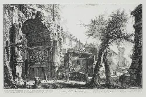 GIOVANNI-BATTISTA PIRANESI (DESPUES), "Veduta del Arco di C