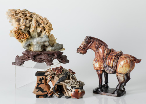 "Caballo", figura de piedra de jabón, China, S.XX