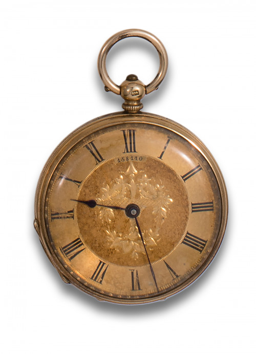 RELOJ DE BOLSILLO LEPINE, EN ORO AMARILLO