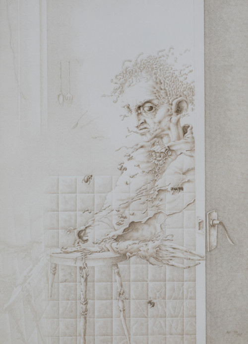 JOSÉ VIERA, "Sin título", 1978, Tinta sobre papel