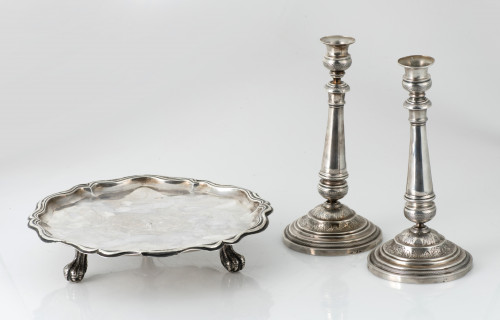 Salvilla plata S.XVIII