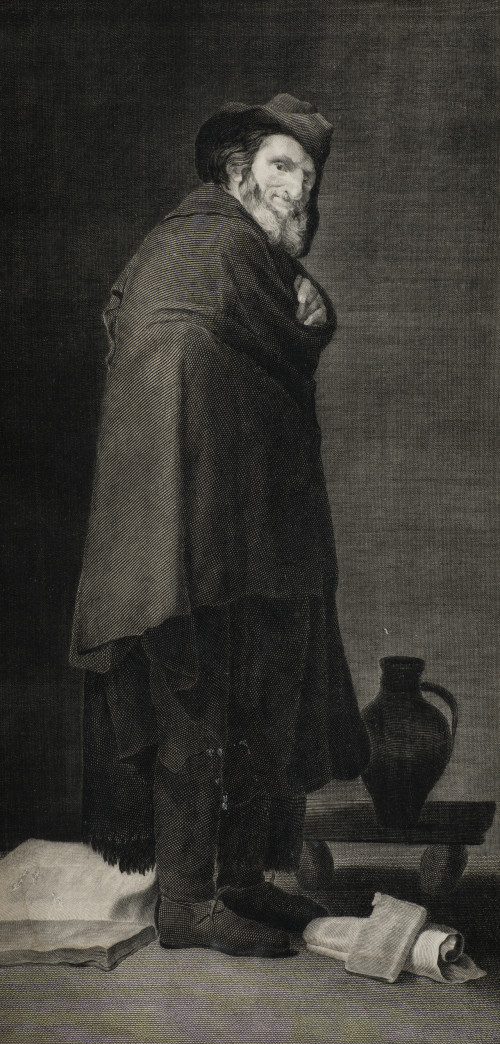 MANUEL ESQUIVEL DE SOTOMAYOR , "Menipo", Aguafuerte y buril