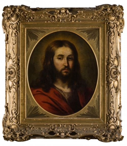 BARTOLOME ESTEBAN MURILLO, "Busto de Cristo", c. 1655, Óleo