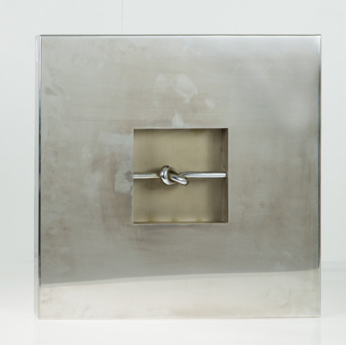 XAVIER  CORBERÓ, "Sin título", Pintoescultura en acero y me