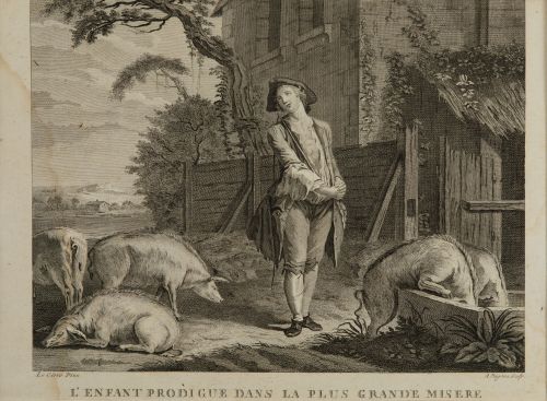 SEBASTIAN  LE CLERC, "El hijo pródigo en la mayor miseria",