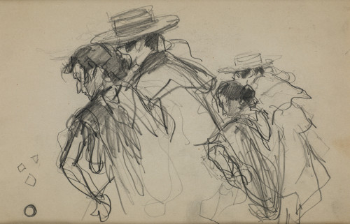 MANUEL RUIZ GUERRERO, "Apunte de personajes populares", Gar