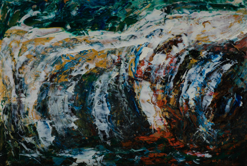 NELSON ZÚMEL, "Paisaje (abstracción)", 1991