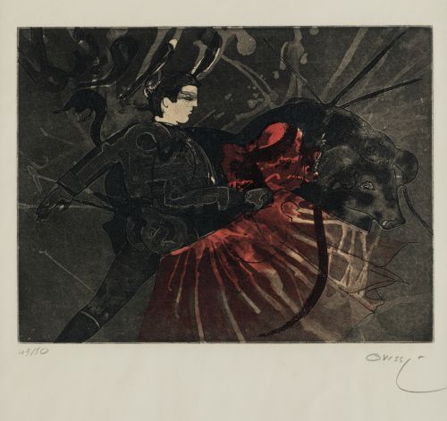 NASSER OVISSI Iran (1934) "Bullfighting"