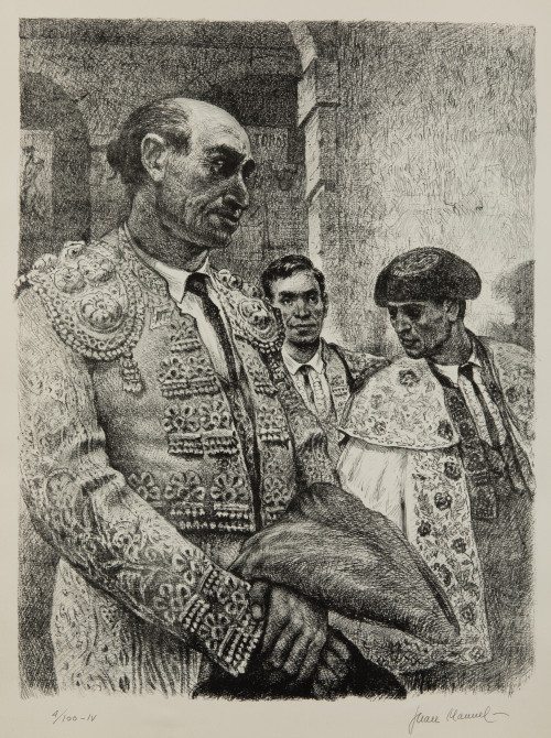 JUAN MANUEL , "Tauromaquia", 1962, 9 litografías
