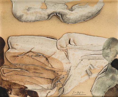 ANTONIO SUÁREZ, "Sin título", Técnica mixta sobre papel
