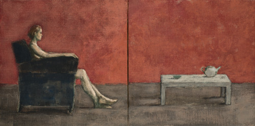 NURIA  ARMENGOL, "Sin título", Óleo sobre lienzo