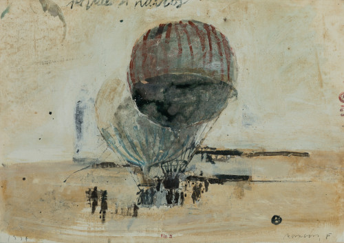 REGINA  GIMÉNEZ, "Globos", 1994, Técnica mixta sobre cartul