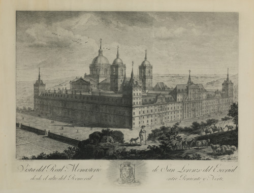TOMÁS LÓPEZ ENGUIDANOS, "Vista del Real Monasterio de San L