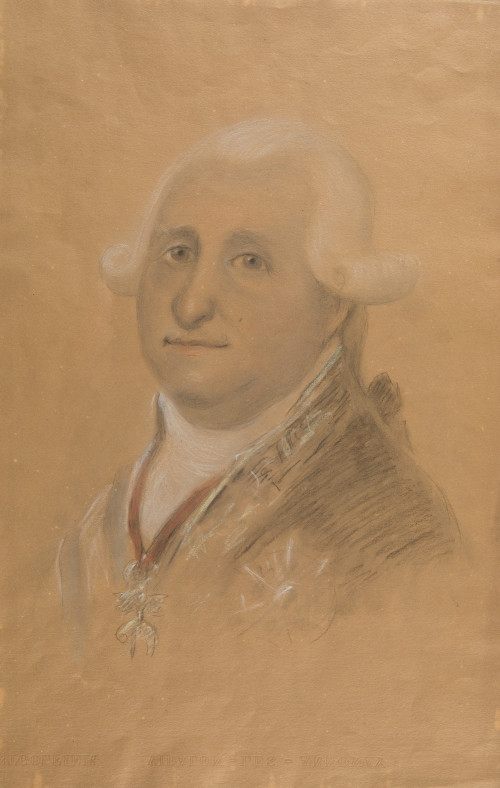 SEGUIDOR DE FRANCISCO DE GOYA, "Retrato de Carlos IV", Graf