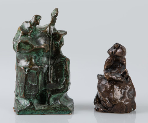 PABLO SERRANO AGUILAR, "Menina III", c. 1974-1979, Bronce