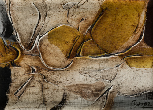 ANTONIO SUÁREZ, "Sin título", Técnica mixta sobre lienzo