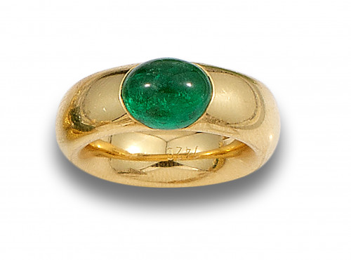 SORTIJA WEMPE EN ORO Y ESMERALDA