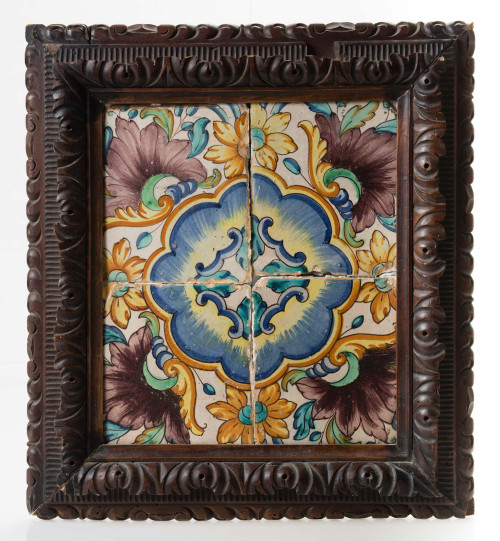 Panel de azulejos Manises, S.XVIII