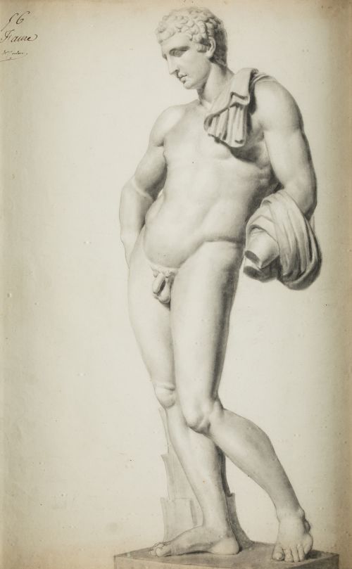 ESCUELA FRANCESA, FRENCH SCHOOL (19th century) "Academy: He