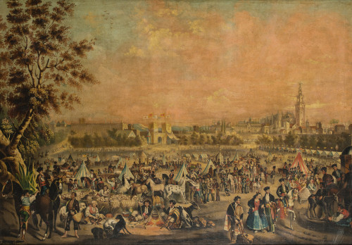 AGUSTÍN MARÍA LARRA, "La Feria de Sevilla en panorámica del