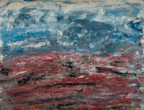 NELSON ZÚMEL, "Paisajes", 3 acrílicos sobre tablex