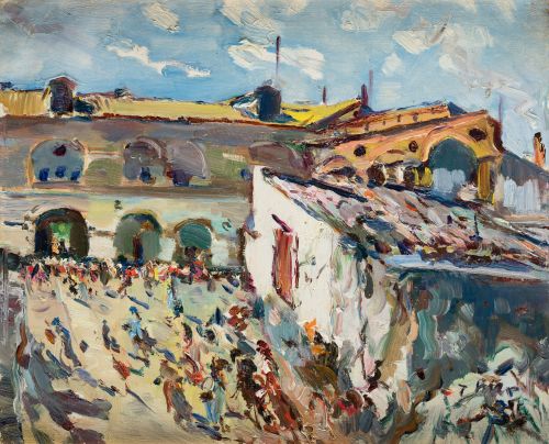 JOAQUÍN MIR TRINXET, "Mercado de Villanueva y Geltrú", 1938