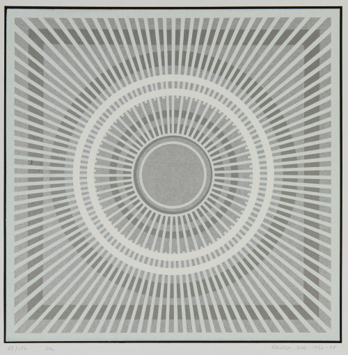 EDUARDO SANZ, "Sin título", años 70, Cinco serigrafías
