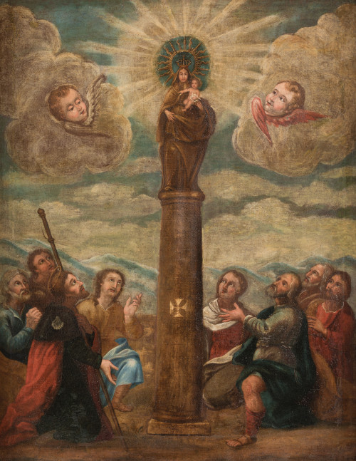 ESCUELA ESPAÑOLA, SPANISH SCHOOL (18th century) "Appearance