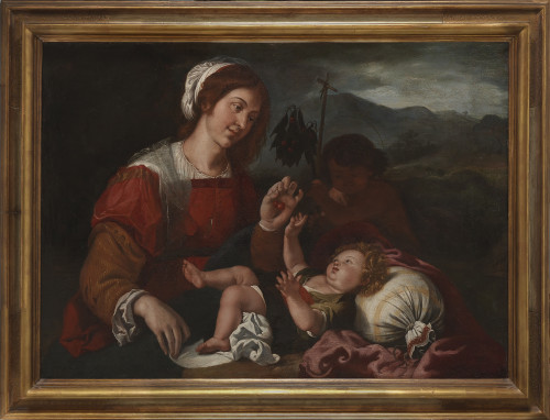 FRANCISCO RIBALTA, "Virgen de las Guindas", c. 1615-1620, Ó