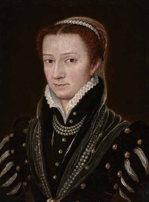 GIACOMO VIGHI, "Retrato de Margarita de Francia, Duquesa de