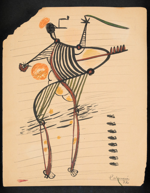 BENJAMÍN PALENCIA, "Composición surrealista", 1932, Tintas 