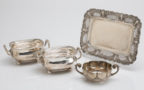 Bernegal de plata , 1º título, platero Leitao & Irmao, Lisb