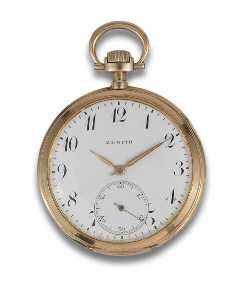 LEPINE ZENITH POCKET WATCH, IN YELLOW GOLD