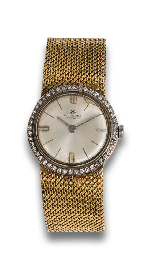 RELOJ DE PULSERA DE DAMA BUCHERER EN ORO AMARILLO CON DIAMANTES
