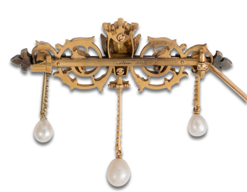 BROCHE GARGOYLE DE CARTIER, CA. 1895