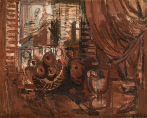 FRANCISCO BORES, "Nature morte à la fenetre aoverte", 1931,