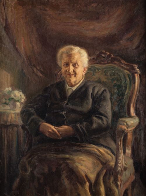 ENRIQUE GARCIA CARRILERO, "Retrato de Doña Paulina", 1949,