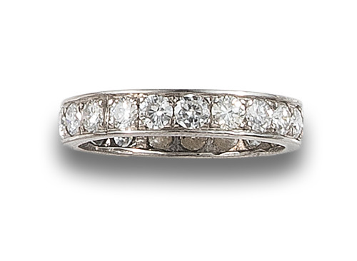 ETERNITY DIAMONDS RING, IN WHITE GOLD