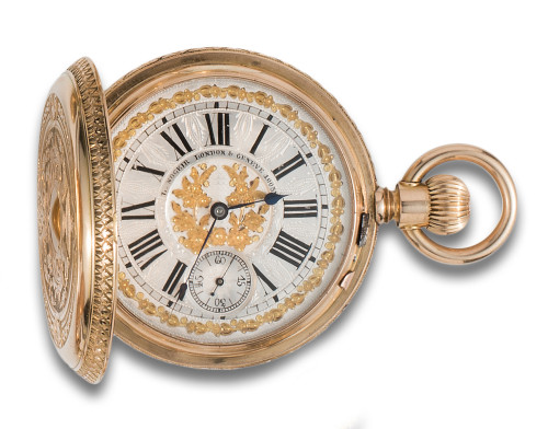 RELOJ DE BOLSILLO SABONETA L. NOGEIR, EN ORO AMARILLO