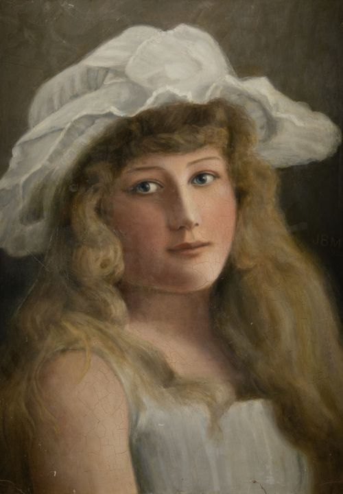 ESCUELA INGLESA, ENGLISH SCHOOL (19th century) "Mabel love"