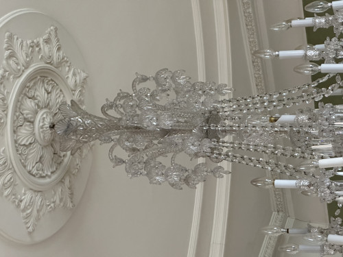 Crystal ceiling lamp