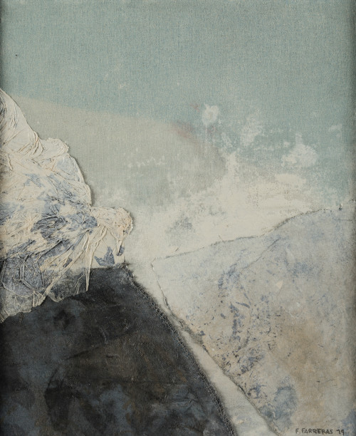 FRANCISCO FARRERAS RICART, "Sin título", 1979, Collage de t