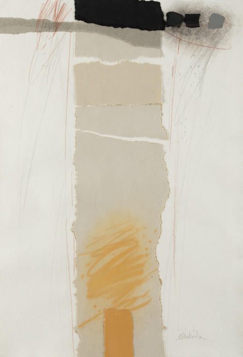 JOAQUIN MICHAVILA ASENSI, "Horizonte", Collage sobre papel