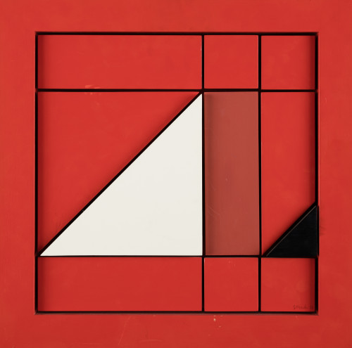 GERARDO RUEDA, "NºII IV/IV", 1988, Acrílico y madera