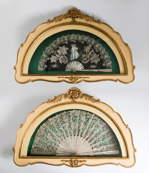 Alfonsino fan, Spain, c.1880