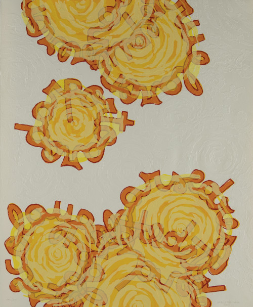 ALMUDENA FERNÁNDEZ FARIÑA, "Dales vueltas", 2000, Serigrafí