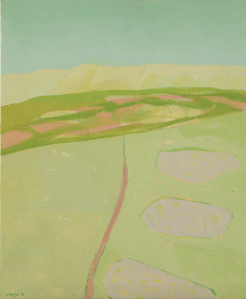 MANUEL  MARTOS, "Eriales", 1977, Óleo sobre lienzo