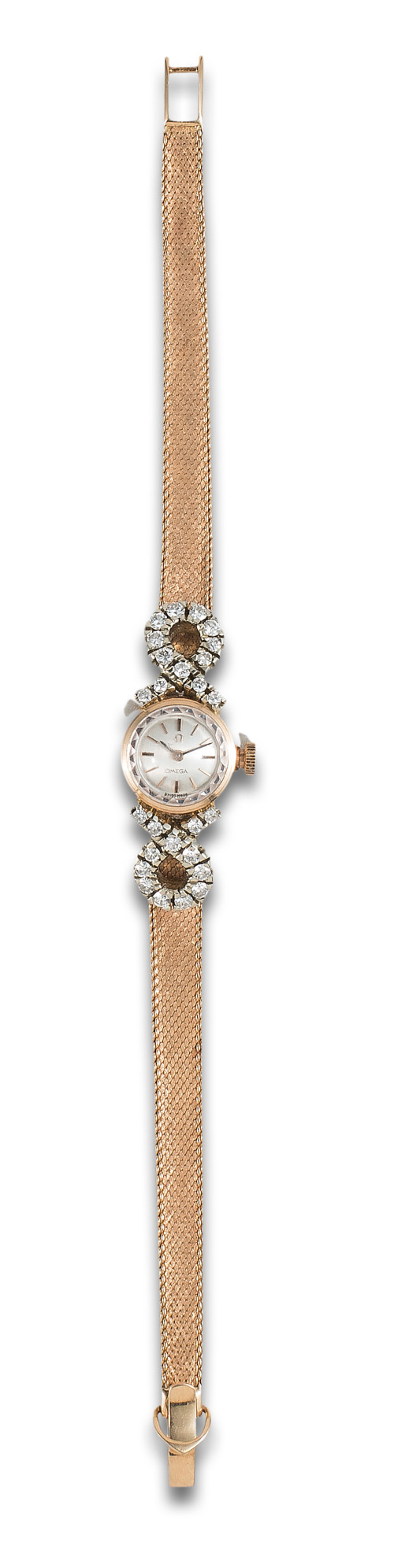 RELOJ DE PULSERA OMEGA EN ORO AMARILLO CON DIAMANTES